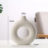 Nordic Ceramic Hollow Vase